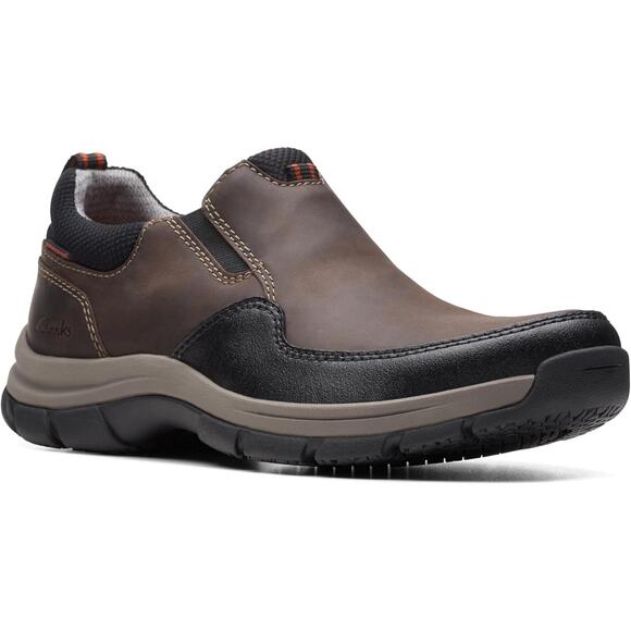 NWT Clarks Men’s Walpath Step Loafers Dark Brown Dress Casual Shoes Size 7.5 US - Picture 3 of 6